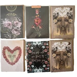 Lot of 6 Papaya Greeting Cards Sunshine Magic Wild Goddess Beautiful Heart Blank